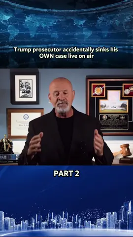 Trump prosecutor accidentally sinks his OWN case live on air - Part 2 #usa #newuser #tiktok #viral #fyp 