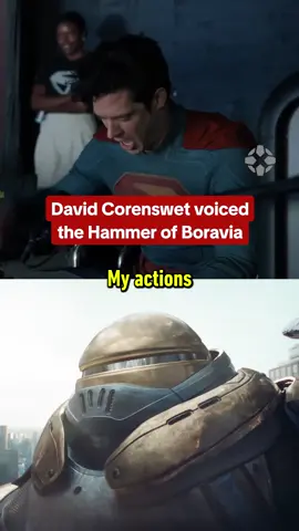 Fun fact: David Corenswet did the voice for the Hammer of Boravia, as seen in the Adventures in the Making of Superman featurette. #superman #jamesgunn #dc #dcu #dcstudios #davidcorenswet #hammerofboravia #voiceover #voice #dialogue #ign #movies #makingof #movie #digital #featurette #bts #behindthescenes