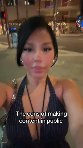 This was actually embarrassing. I usually am such a type to say I don’t care what people think of me when I make content outside because I never have to see them again, but this person blatantly started laughing at me as I was just trying to talk about my awesome experience at the Red Bull event lol #contentcreator #azcontentcreator #fail #contentfail #fyp 
