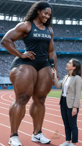 Tallest FEMALE Cop In New Zealand Reflects On Her Race #tallwoman #trackandfield #fyp #explore #trending 