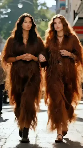 Dua wanita berambut panjang 😱