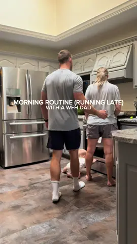 Day 109 of posting… anyone else running late this Monday?  Thanks to @Breville and @Ninja Kitchen for getting me ready every morning and Felix Gray for keeping my eyes fresh all day.  #monday #morning #wfh #dadtok #fyp  