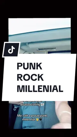 Forever the punk millennial friend you didn’t know you needed 🖤 #TeenageDirtbag #PunkMillennial #MillennialVibes #AltStyle #FYP 