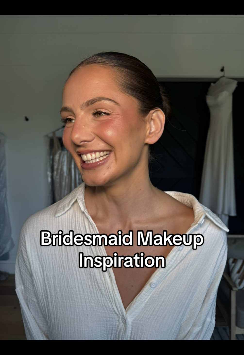 Back again “what are we thinkin’ for makeup” •Had a great variety of looks with these bridesmaids😍 • • • • #fyp #bridesmaids #weddingmakeup #makeup #makeupinspo 