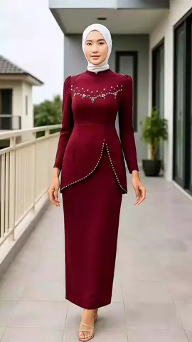 One Set FELICIA Kurung Melayu dress pesta payet#onesetpesta #kurungmelayu #onesetkondangan 