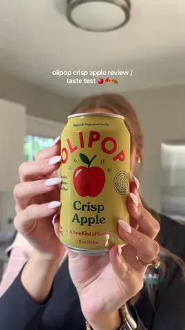 olipop crisp apple review & taste test before heading to work! My new fav for sure!! 🍎 @OLIPOP #olipop #olipopcrispapple #refrigeratororganization #applejuice #favoritedrink #asmrsounds #asmrdrinkingsounds #crispappleolipop #seasonaldrink #creatorsearchinsights 