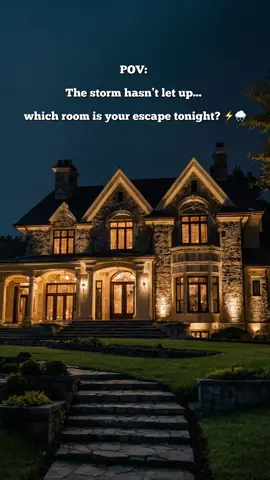 When the storm hits hard… 🌩️ Which room are you escaping to? 👇 #r#rainynights#stormyaestheticc#cozyvibesl#luxuryhomesc#cozyspaces   