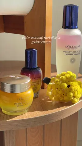 the golden trio that you need for luminous and youthful skin. Step one: Immortelle Reset Tri Phase Essence Step two: Immortelle Overnight Reset Oil-in-Serum Step three: Immortelle Divine Cream #divinecream #resetserum #powerduo #LOccitaneANZ @L’Occitane Australia & NZ @LOCCITANE #ad 