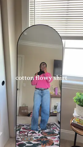 This shirt saved me in the summer heat #cottonshirt #cottonclothing #loosefit 