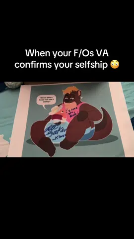 New special addition to my Klais hoard!!! My friend Maddy met Dee Bradley Baker at Florida Supercon and told him about Heartscales and had him sign this art 🥺 He wrote extra Klaus dialogue even 🥺🥺🥺 (Note: its not actually canon, he was just being very sweet. But I can dream.) The art was done by bestir @Blasphemousfungus  who also was the one who got the autograph!! #americandad #selfship #yumeship #klausheisler #klausheissler 