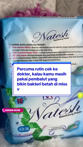 Percuma rutin cek ke dokter, kalau kamu masih pakai pembalut yang bikin bakteri betah tinggal di area V!” Tahukah kamu? Banyak masalah kewanitaan seperti keputihan, bau tak sedap, bahkan risiko infeksi—datangnya dari pembalut yang tidak sehat. Natesh Herbal adalah solusi aman untuk area kewanitaan: ✓ Bebas dioksin & bahan daur ulang   ✓ Mengandung Nano Silver, Anion & herbal alami   ✓ Anti bakteri, anti bau, nyaman & kering lebih lama   ✓ Aman untuk kulit sensitif   Ganti sekarang, sebelum terlambat! Klik keranjang sekarang atau tulis “Mau” di kolom komentar untuk info lebih lanjut. #natesh #nateshpembalutkesehatan  #PembalutSehat #TipsKewanitaan #PembalutHerbal #