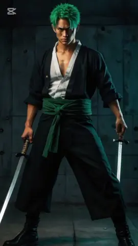 Zoro Cosplay with AI #ai #cosplayanime #zoro #viral #fyp 