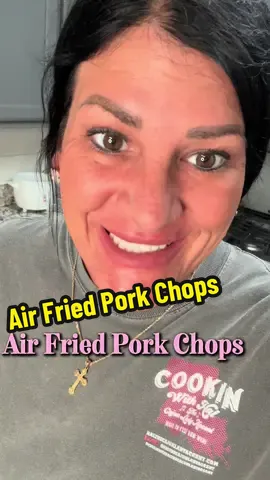 When it’s Monday and I need to eat but don’t feel like cooking! Air fryer wins me over today! I love Air fried pork chops!