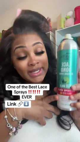 DO YALL NEED A GOOD LACE SPRAY ⁉️⁉️ #lacespray #kisslacebond #tiktokshop #tiktokmademebuyit 