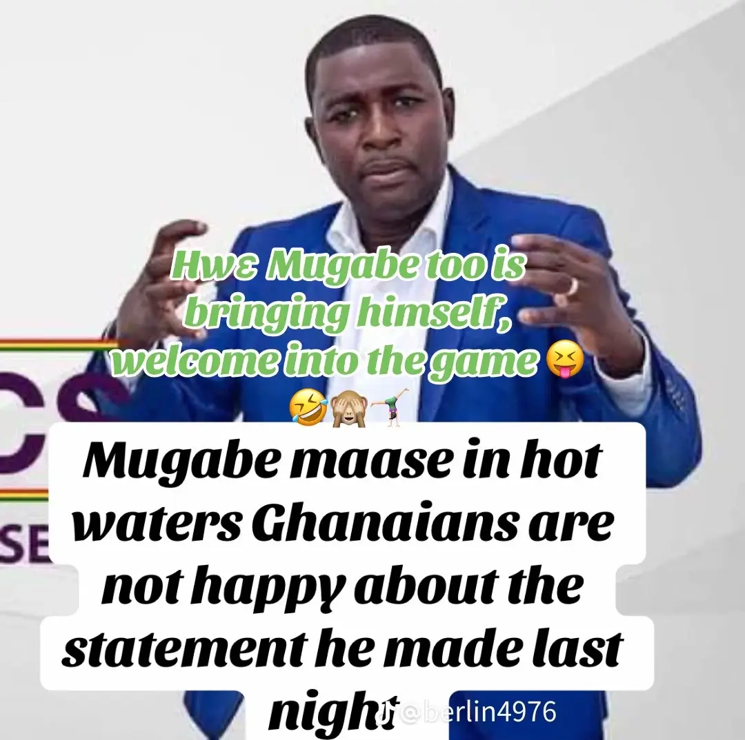 Hwɛ  Mugabe too is bringing himself , welcome into the game 😝🤣🙈🤸🏻‍♀️#fyyyyyyyyppppppppppppppppシ #ghanatiktok🇬🇭 #goviralvideo #trendingvideo #Friends 