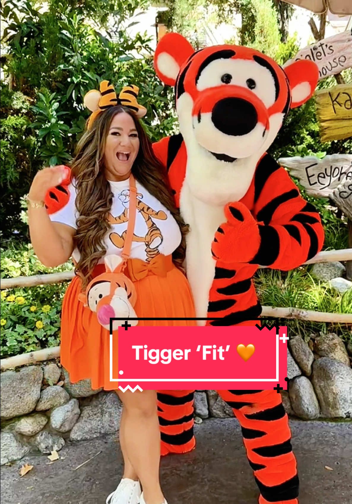 Sorry we’re late Tigger (and I) were throwing a FIT hehe 🧡🖤🫶  @Disney Parks @Disney Style  Shop my look in my bio under ‘Shop My Posts’ 🧡  #tigger #winniethepooh #disney #disneyland #disneystyle #disneypaeks #disneyfan #disneybound #disneyadult #disneyoutfits 