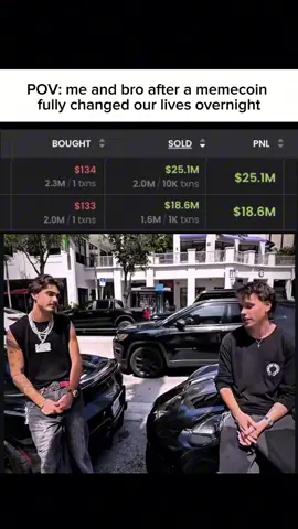 We moving like tjr and brez now 💀 #memecoin #wifimoney #tjr #brez #motivation 