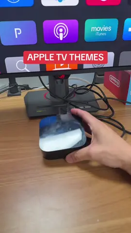 Do you want themes on your Apple TV? #appletv #ios #dyllie  #tech #Techtok   