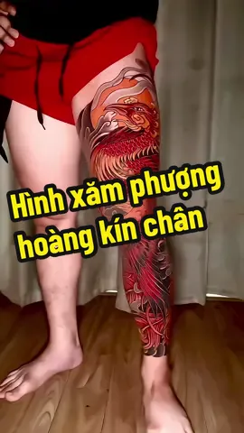 Hình xăm phượng hoàng kín chân#duongtattoo91 #tattoo 