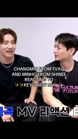 Yeah I have no idea why Changmin is reacting to key’s solo but love this duo #minho #changmin #funny #reaction #foryou 