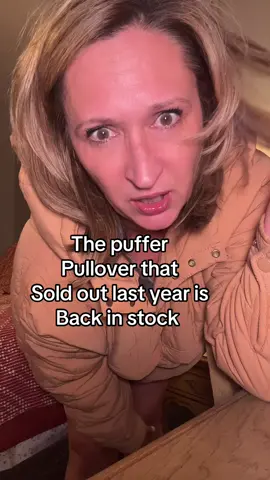 Don’t miss out of this puffer pull over that keep you warm and dry during the winter season #puffpullover #sportmamas #warmjacket #toptiktokshopfinds #over40lifestyle 