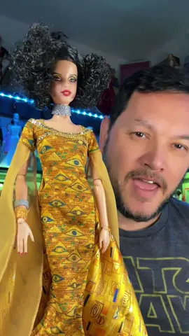Klimt is one of my faves, there’s just something about her hair and that face. She looks good in everything. #barbie #klimt #art #gold #history 