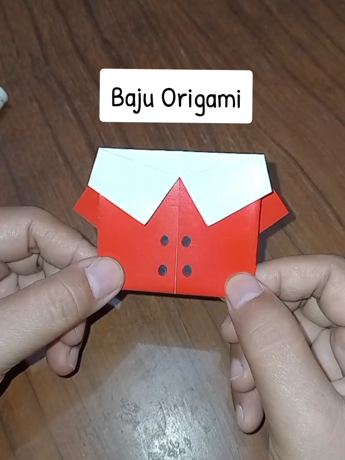 #baju #shirt #origami #origamitutorial #paperdiy 