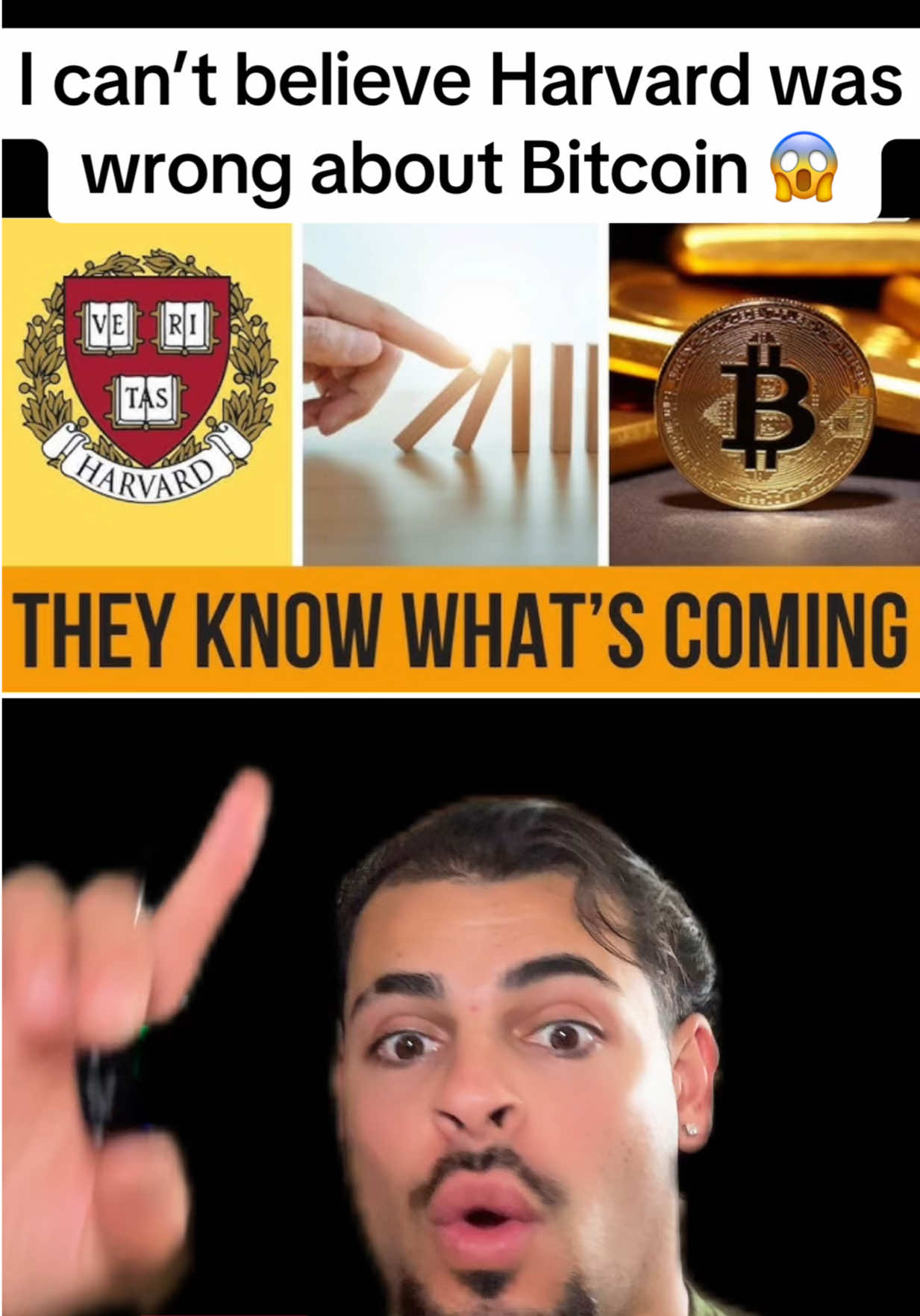 I can’t believe Harvard was wrong about bitcoin #greenscreen ##bitcoin##harvard##foryou##share