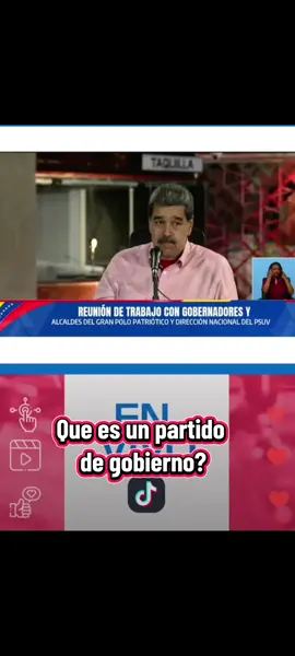 #creatorsearchinsights  en la reunión de trabajo de gobernadores y Alcaldes, el presidente Nicolás Maduro, enfátizo en que es un partido de Gobierno? dejando la pregunta al aire .