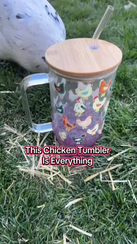 Chicken tumbler get glass or plastic…. They are so adorable. #sipsiphooray #chicken #chickentumbler #tumbler 