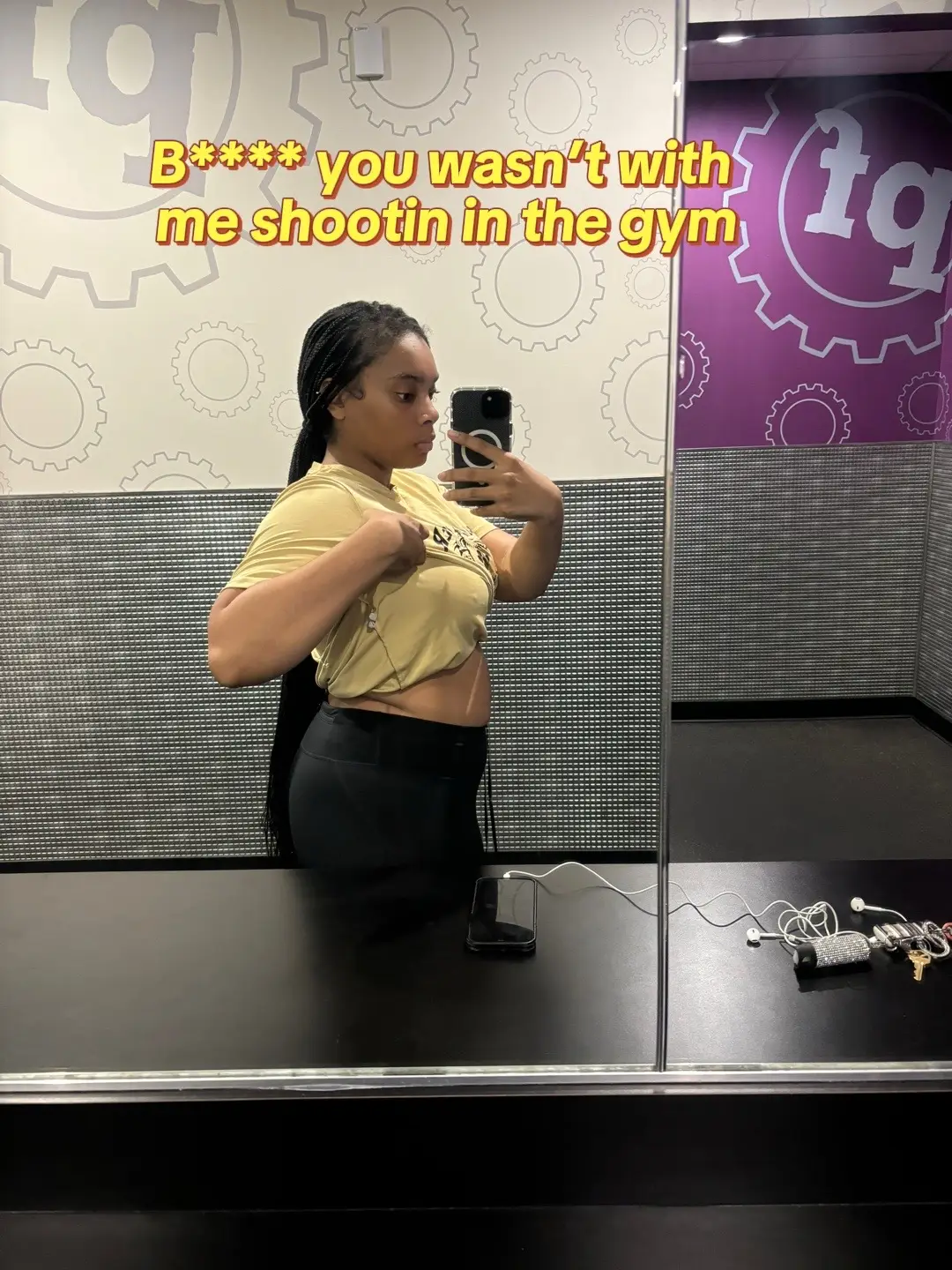 I was 6 months postpartum I was not playing about it getting my body back together 😂💪🏽 #fitnessmotivaton #postpartum #fypシ #viral 