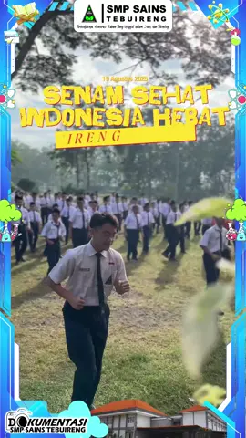 Senam Sehat SMP Sains Tebuireng | Selasa,19 Agustus 2025 #smpsainstebuireng 