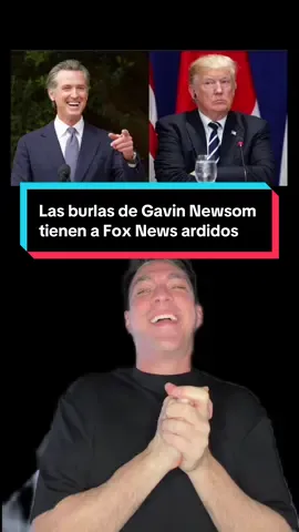 Las burlas de Gavin Newsom tienen a Fox News ardidos #noticias #trump #gavinnewsom #foxnews #hispanic 
