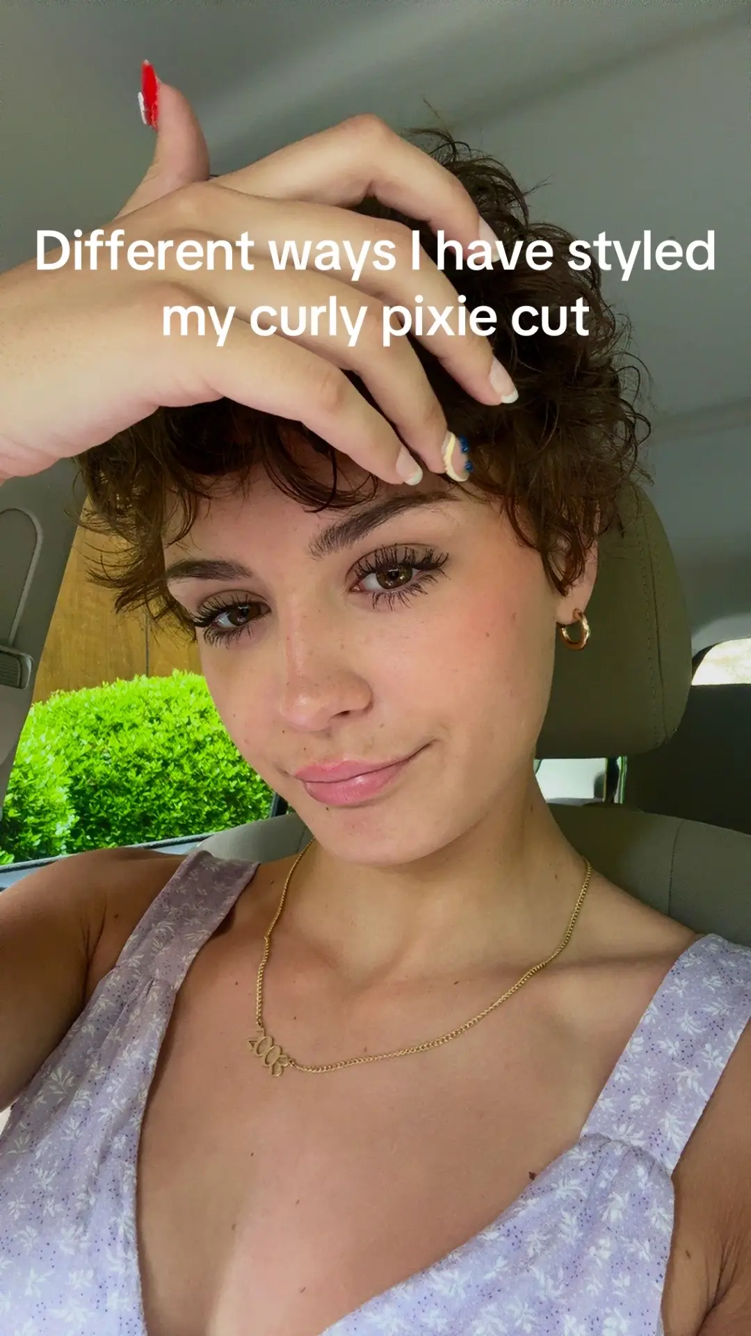 #hairstyle #shorthair #curls #curlyhair #pixiecut 