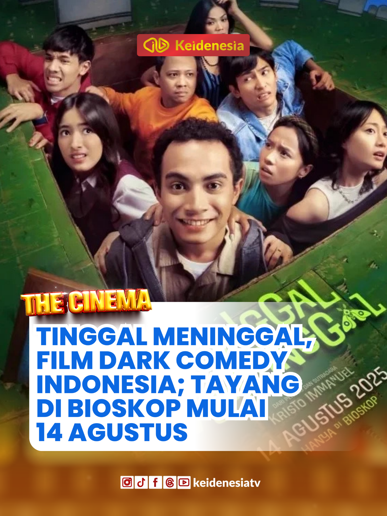 THE CINEMA - Halo movie lover. Setelah sukses besar lewat film Ngeri Ngeri Sedap, Agak Laen, dan Kaka Boss, Imajinari Pictures yang merupakan rumah produksi film yang didirikan oleh Ernest Prakasa dan Dipa Andika kembali hadir dengan sebuah film bergenre dark comedy. Sudah pada penasarankan mau tau filmnya? Yuk langsung simak ulasannya. Baca berita lainnya di www.keidenesia.tv Cuplikan video digunakan untuk informasi, edukasi, dan dokumentasi, bukan komersial. Jika Anda pemilik konten dan keberatan, silakan hubungi kami via DM/email. #thecinema #movielovers #imajinaripictures #ernestprakasa #dipandika #filmindonesia #darkcomedy #ngeringngerisedap #agaklaen #kakaboss #bioskopindonesia #filmnasional #indonesiancinema #updatefilm #filmkomedi #sinemaindonesia #pecintafilm #infocinema #filmbaru #film2025