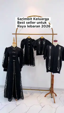 Sarimbit Keluarga Gendis Dress Family Warna Hitam …. 