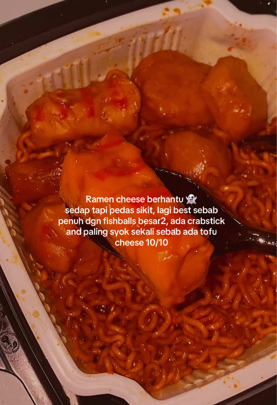 Will repeat YES sebab sedap 🥵 #ramencheese #quicbowl #fyp 