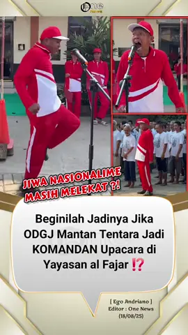 mantan tentara menjadi komandan upacara ‼️ #semuaorang  #sorotan 