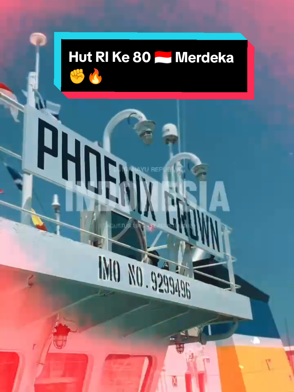 Hut RI🇮🇩 Ke 80 By Squad Crew Mt. Phoenix Crown ⚓ Merdeka!! 🔥  #fyp #kreatorpelautpemula #hutri80indonesia🇮🇩 #pelautpunyacerita #fypvideo 