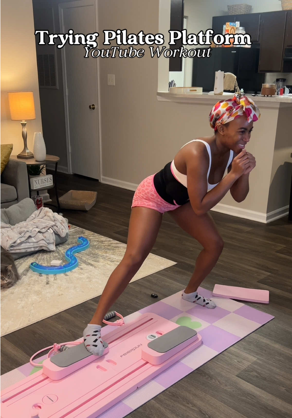 I’m going to keep working on it, but as someone who lifts weights regularly…Pilates is a challenge  #creatorsearchinsights #pilatesworkout #athomeworkout #pilatesprincess #workoutsforbeginners 