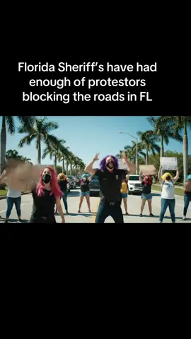 Florida Sheriff’s have had enough of protestors blocking the roads in FL #florida #orlando #tampa #miami #jacksonville this video was made using a-I