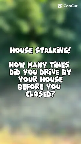 I always say it’s so important as a realtor to go through the process yourself—maybe more than once 😉 Tell me… how many times did YOU drive by your home before you closed? 🚗💨 It’s the house stalking period—that season of pure excitement where you just can’t help but swing by to see it again and again. Totally normal… and honestly, one of the best parts of the journey! 🧡🏡✨