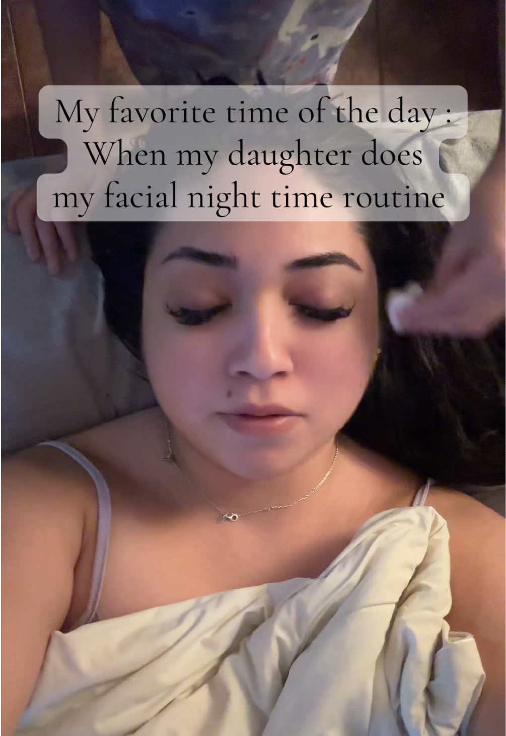 Self care lesson ✨ #facial #nightroutine #SelfCare #momlife #girlmom 