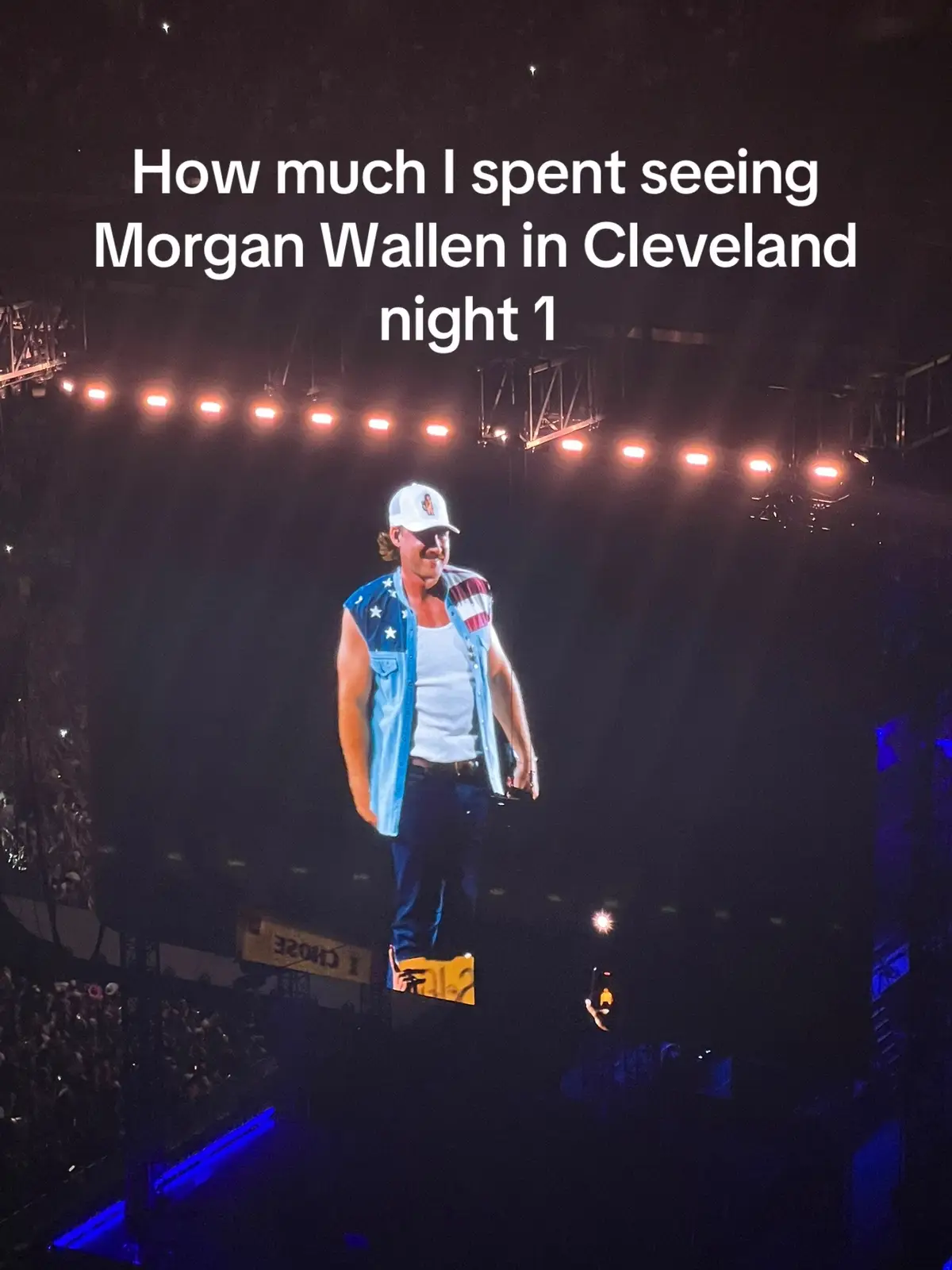 Best $10 I ever spent 🤣🤣 #morganwallen #cleveland #fyp #foryou #concert 