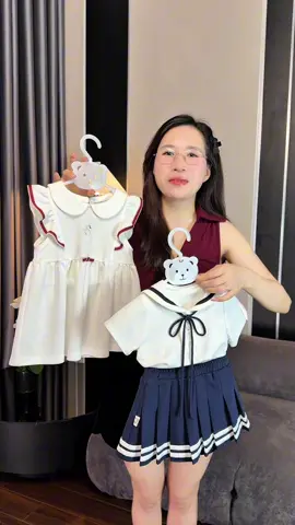 Em kiếm được set này cho các bé yêu đi học xinh lắm nhaaa #xuhuong #setdoxinh #thoitrangtreem #quanaotreem #khaigiang 