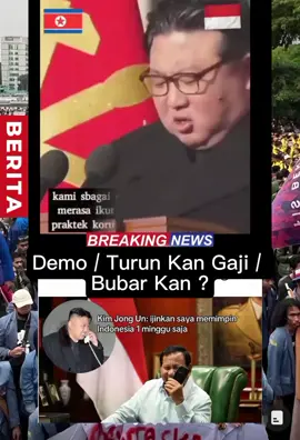 10-08-2025 Presiden Korea Utara  Melihat Para Koruptor Yang Meraja Lelah di Indonesia,  Dan Merasa Kecewa Atas Tingkah Tingkah Mereka Saat Ini Yang Membabi Buta dan Merampas Hak Hak Rakyat Yang membuat Menderita dan Membuat Rakyat Semakin Miskin Di Indonesian, Kim Jong Un meminta Izin Agar Indonesia Di Pimpinan Nya Untuk 1 Bulan Saja.. #kimjongun #korea #indonesia #dpr #korupsi 