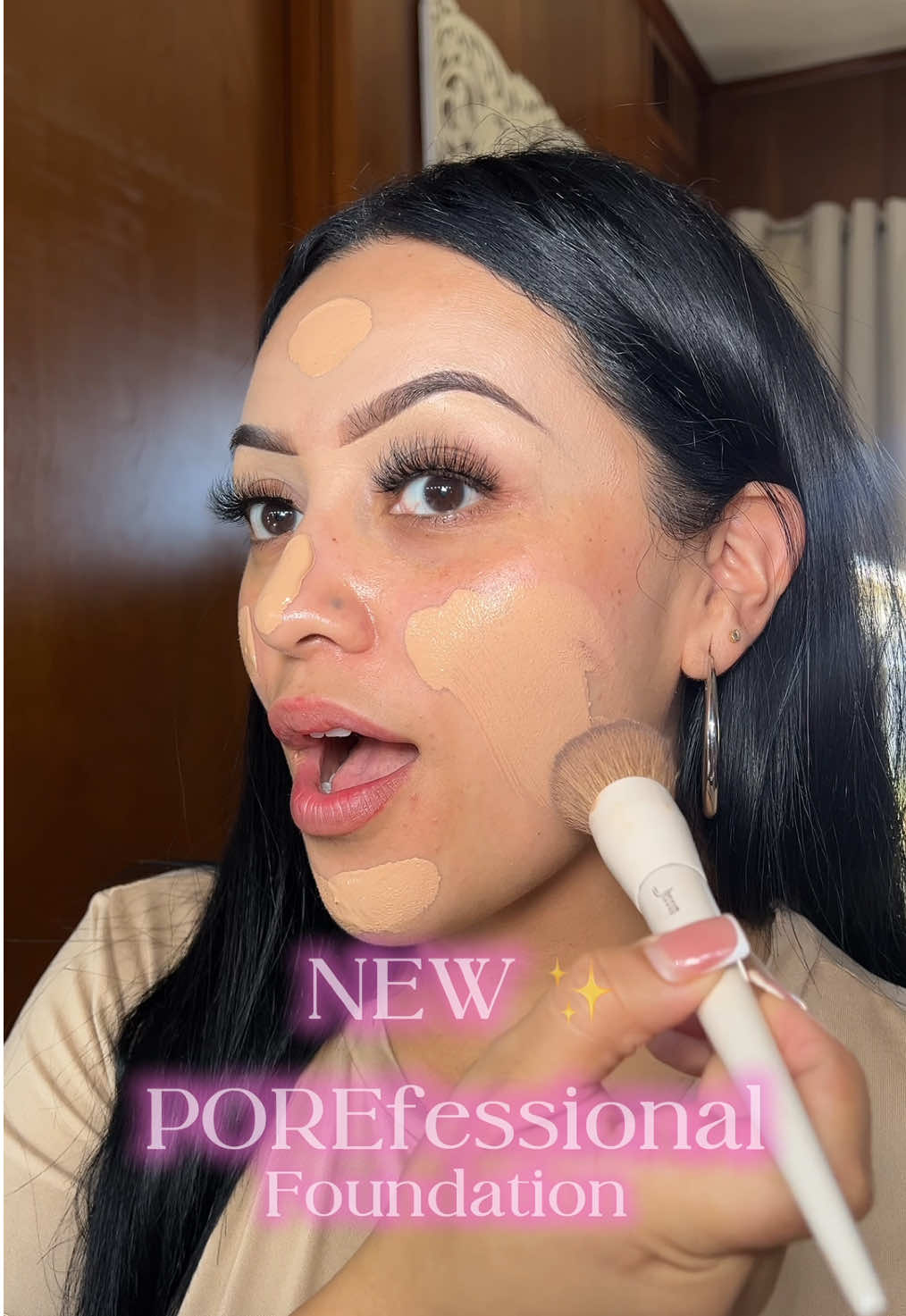 Im Obsessed with the NEW @BenefitCosmeticsCA POREfessional Foundation Shade 12N Major 😍 FULL! Coverage Smooth and Blurring! • • #benefitcosmetics #makeup #trend #fyp #viral 