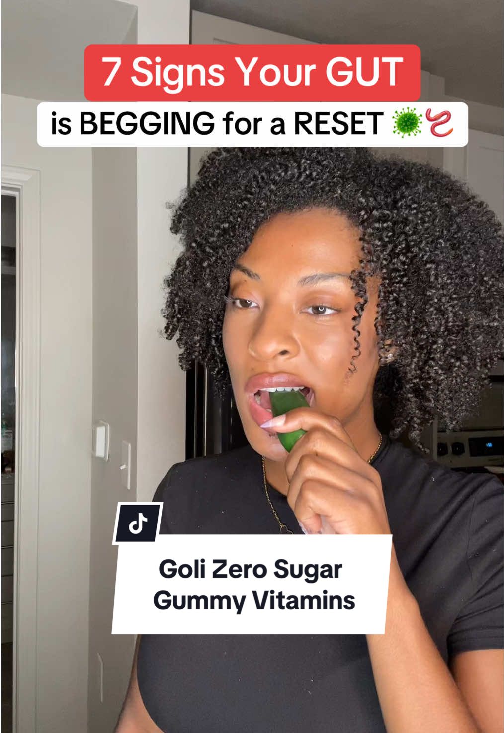 Who knew these gummies that taste sweet could have such a good effect #goligummies  #gowithgoli #applecidervinegar #guthealth #cortisol 