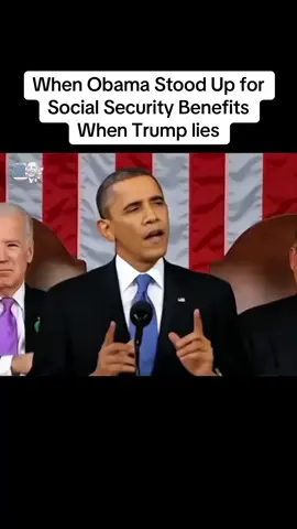 When Obama Stood Up for Social Security Benefits and When Trump lies #america #trump #donaldtrump #obama #barackobama 