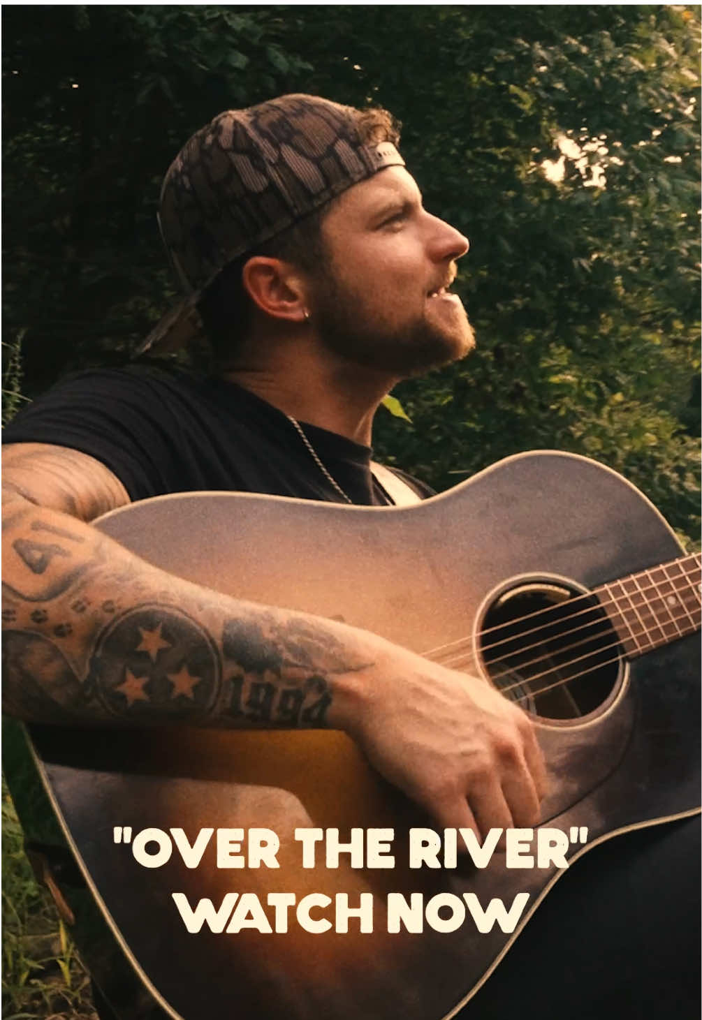In case you missed it, you can watch OVER THE RIVER on @YouTube. Drop a comment too and let me know what y’all think 🫙 #fyp #newmusic #countrylife #country #countryboy
